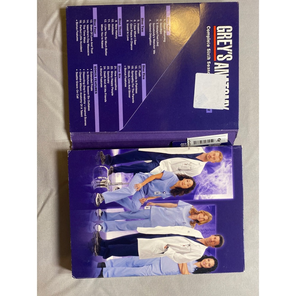 Greys Anatomy Complete Sixth Season DVD 6-Disc Set More is Better ABC Studios - Picture 2 of 7